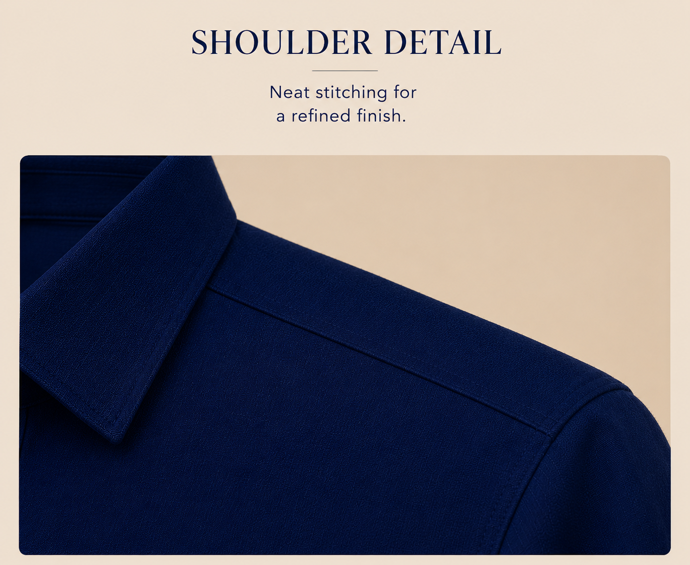ROYYD Deep Royal Blue Linen Shirt