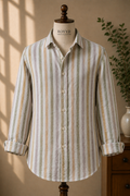 ROYYD Tailored 100% Linen Striped Shirt