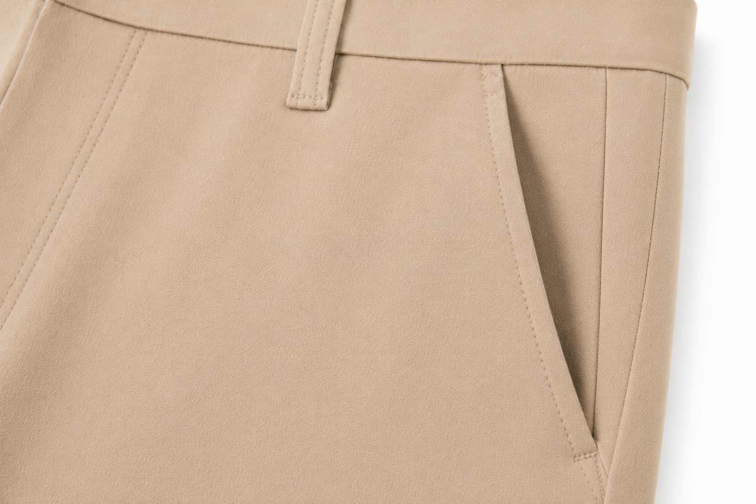 ROYYD Beige Luxury Office Wear Trouser