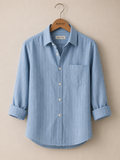 ROYYD Sky Blue Linen Shirt