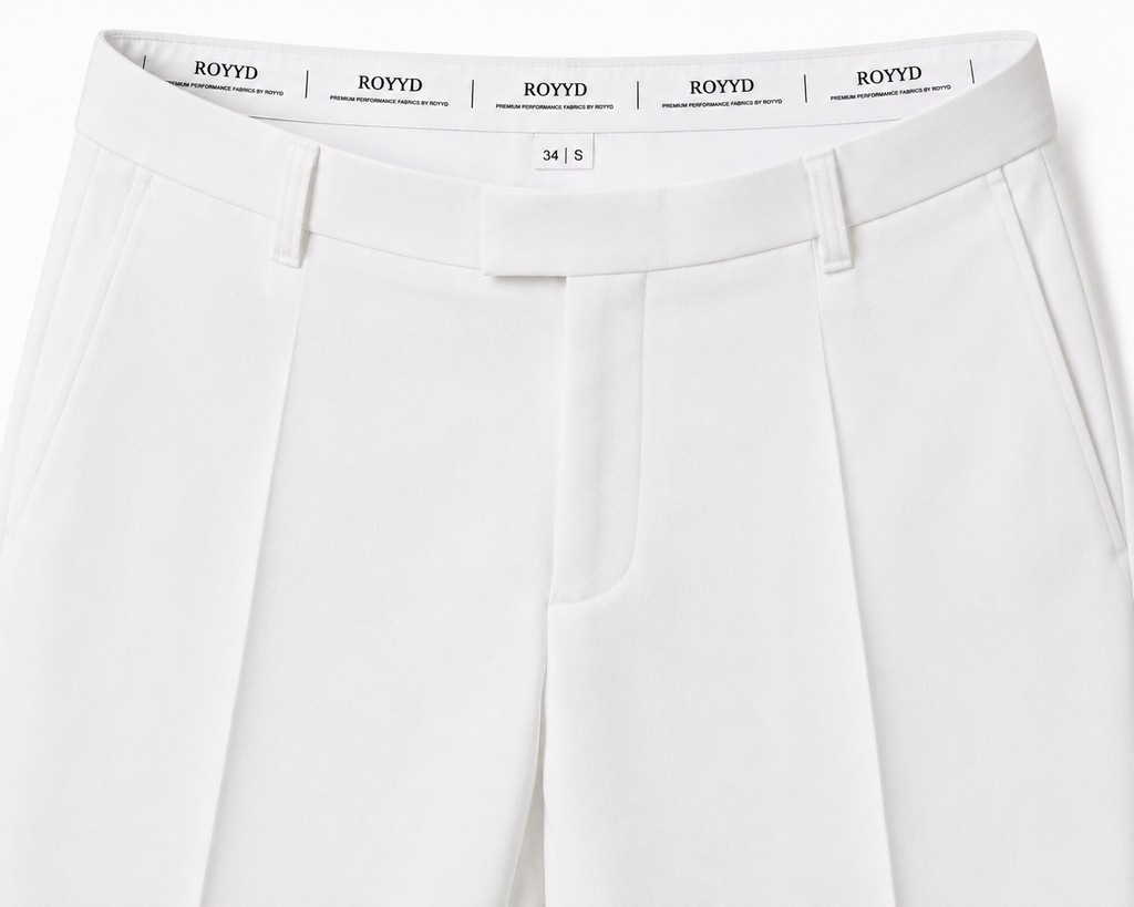 ROYYD White Formal Trouser