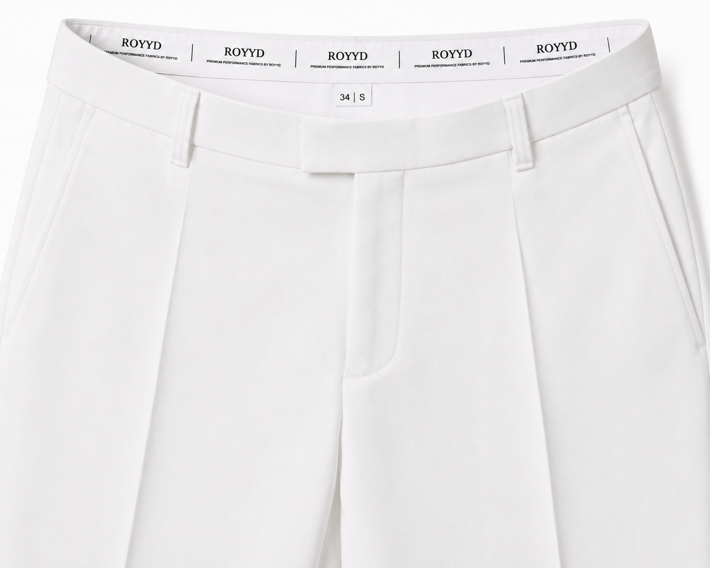 ROYYD White Formal Trouser