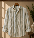 ROYYD Tailored 100% Linen Striped Shirt