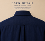 ROYYD Deep Royal Blue Linen Shirt