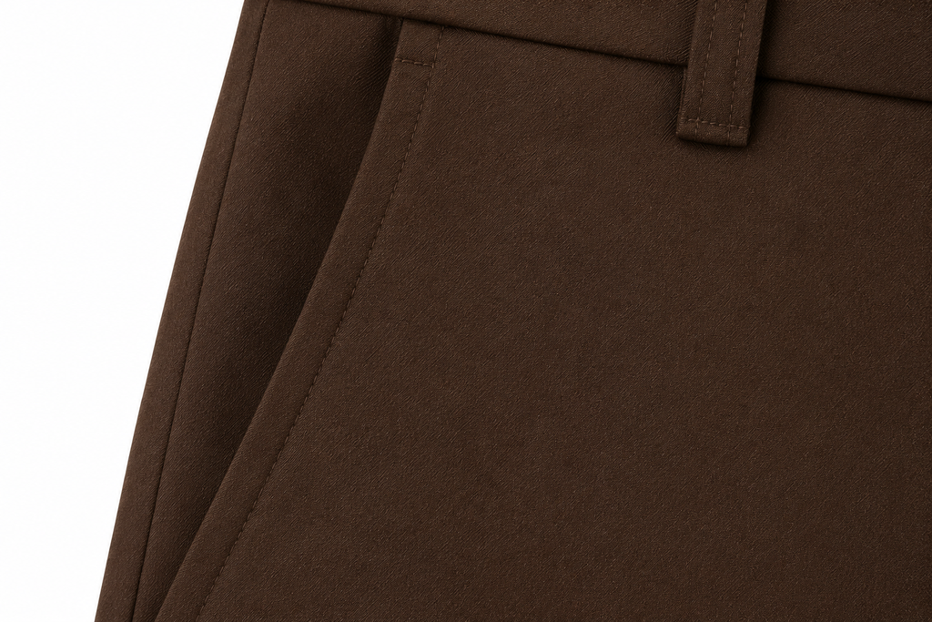 ROYYD Brown Formal Trouser
