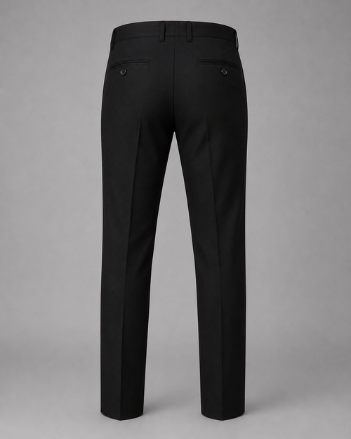 ROYYD 100% Cotton Black Formal Trousers