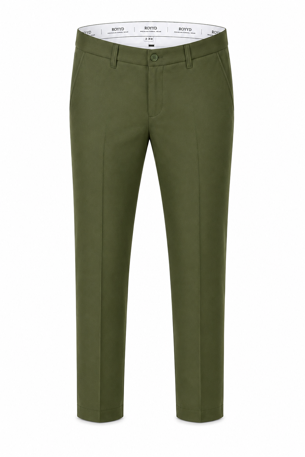 ROYYD Olive Green Premium Formal Trouser