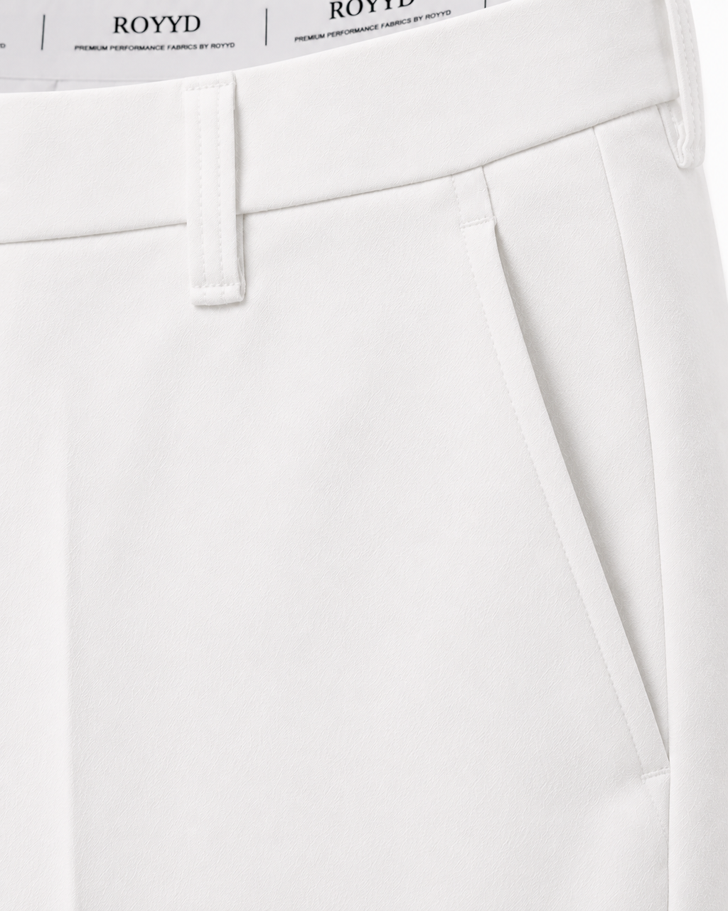 ROYYD White Formal Trouser