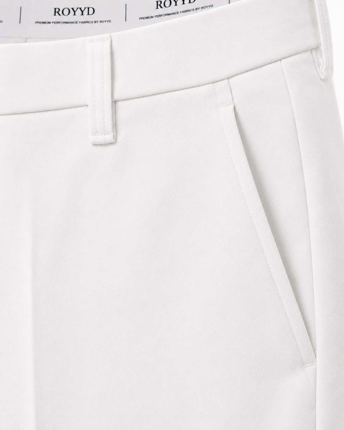 ROYYD White Formal Trouser