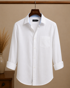 ROYYD White Signature Giza Cotton Shirt