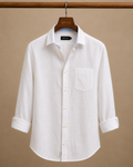 ROYYD Premium White Linen Shirt