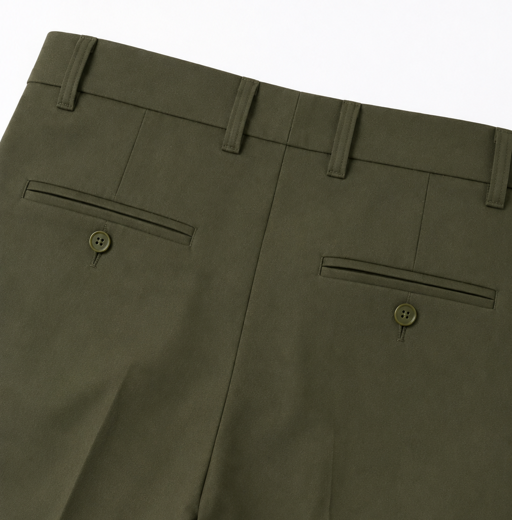 ROYYD Olive Green Premium Formal Trouser