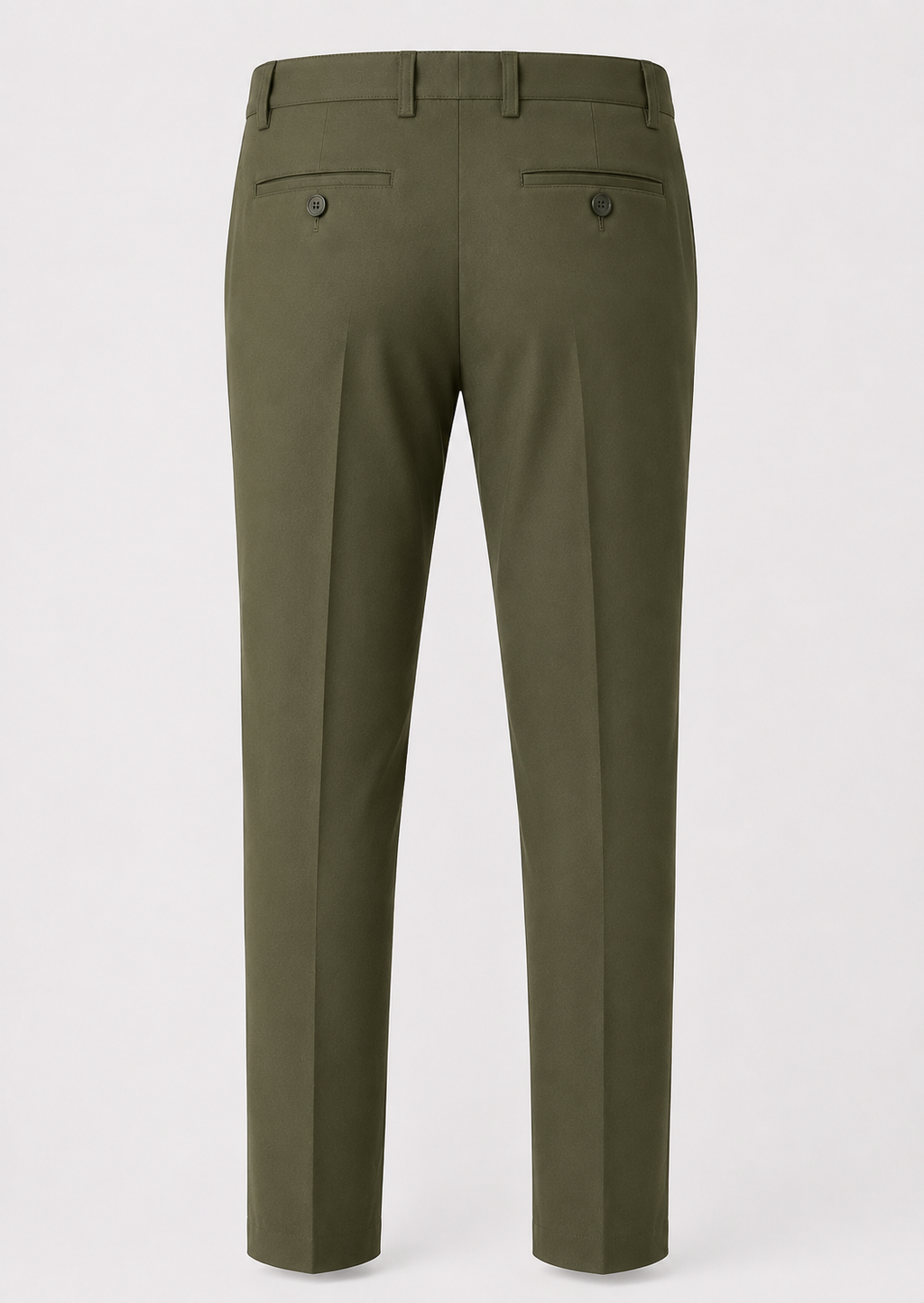 ROYYD Olive Green 100% Cotton Formal Trousers