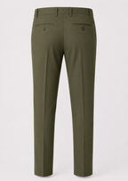 ROYYD Olive Green 100% Cotton Formal Trousers
