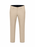 ROYYD Beige Luxury Office Wear Trouser