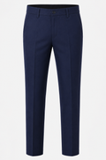 ROYYD Men's Navy Blue 100% Cotton Formal Trousers