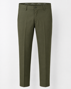 ROYYD Olive Green 100% Cotton Formal Trousers