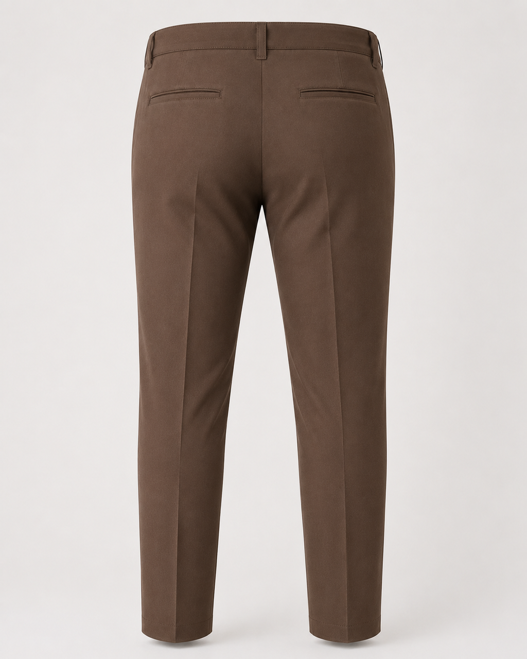ROYYD Men's Brown 100% Cotton Formal Trousers