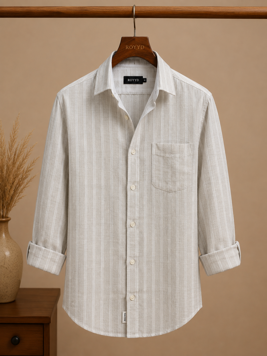 ROYYD Signature Striped Linen Shirt