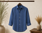 ROYYD German Blue Linen Shirt