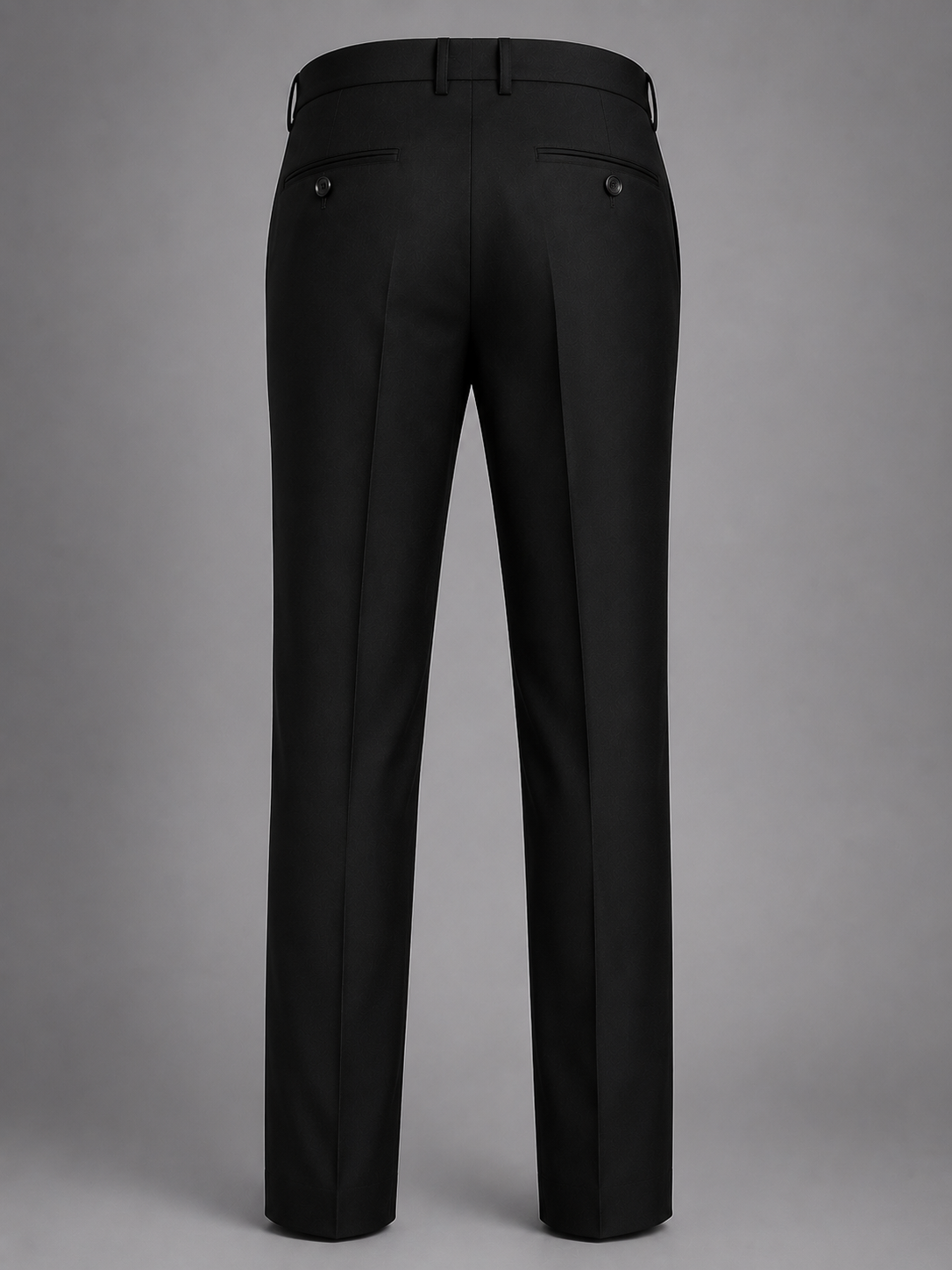 ROYYD Black Formal Trousers