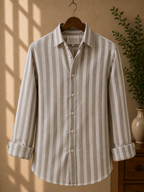 ROYYD Tailored 100% Linen Striped Shirt