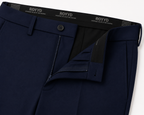 Navy blue formal office trouser from ROYYD, tailored fit with classic design, suitable for professional work attire.