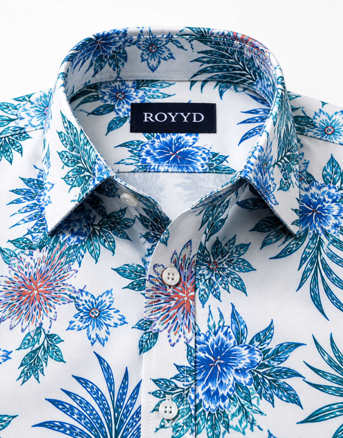 ROYYD Giza Cotton Printed Casual Shirt 36 / Add Custom Size