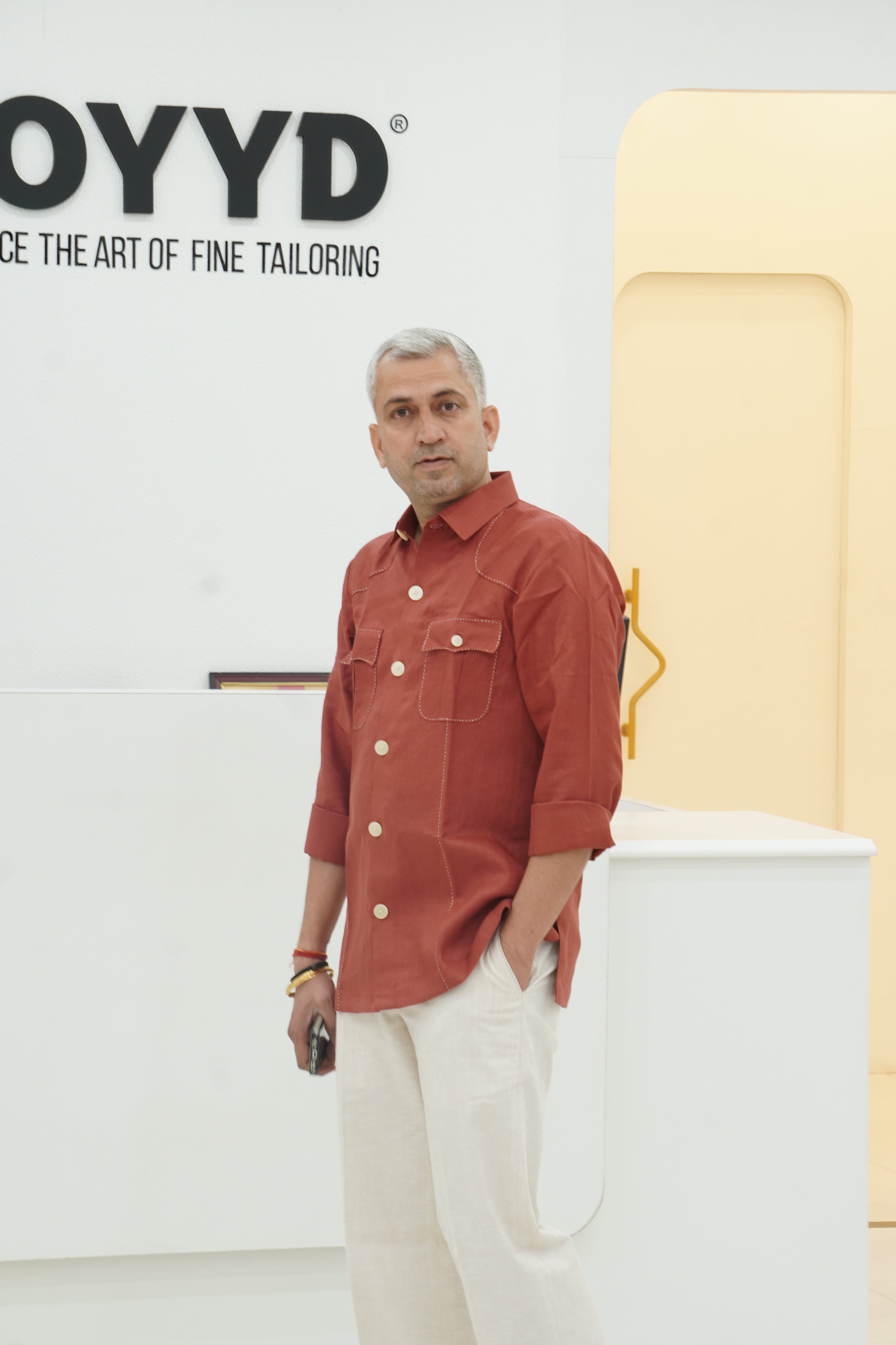 ROYYD Rust Linen Hunting Shirt