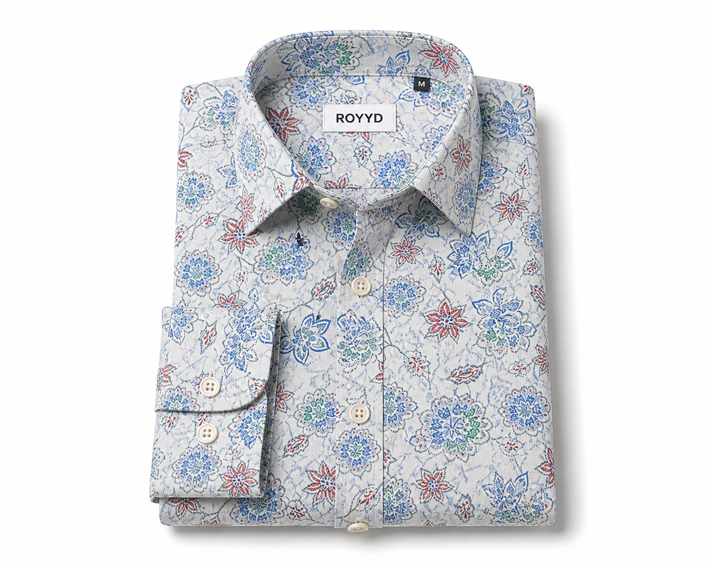 ROYYD Giza Cotton Printed Casual Shirt