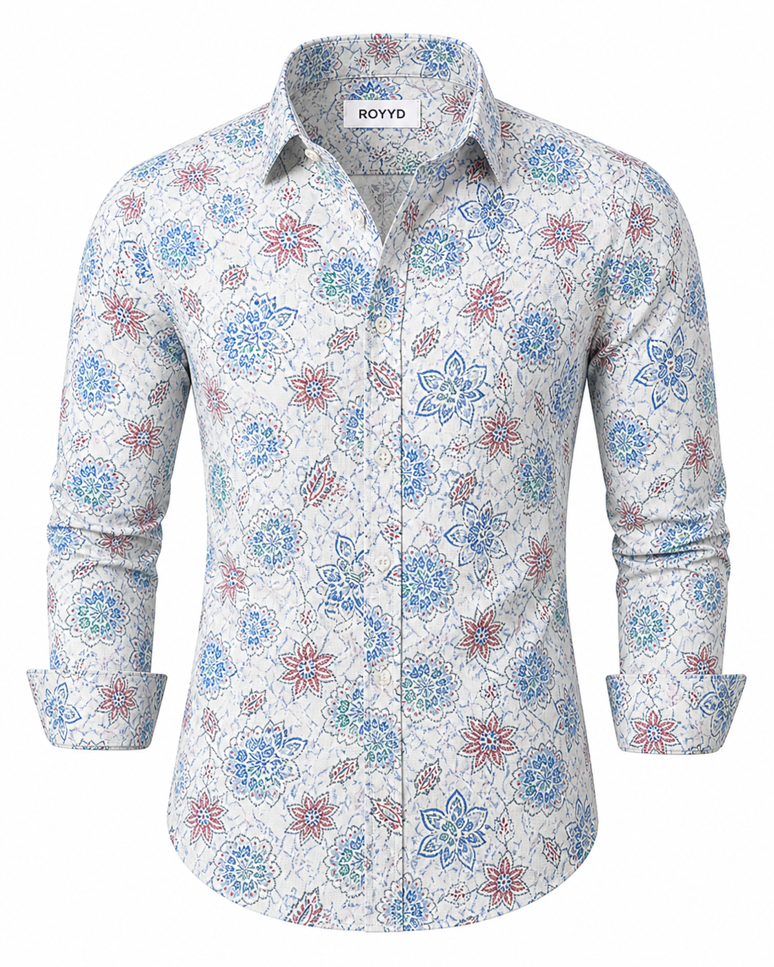 ROYYD Giza Cotton Printed Casual Shirt