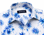 ROYYD Giza cotton printed casual shirt featuring a stylish design, long sleeves, and button front for a comfortable, everyday look.