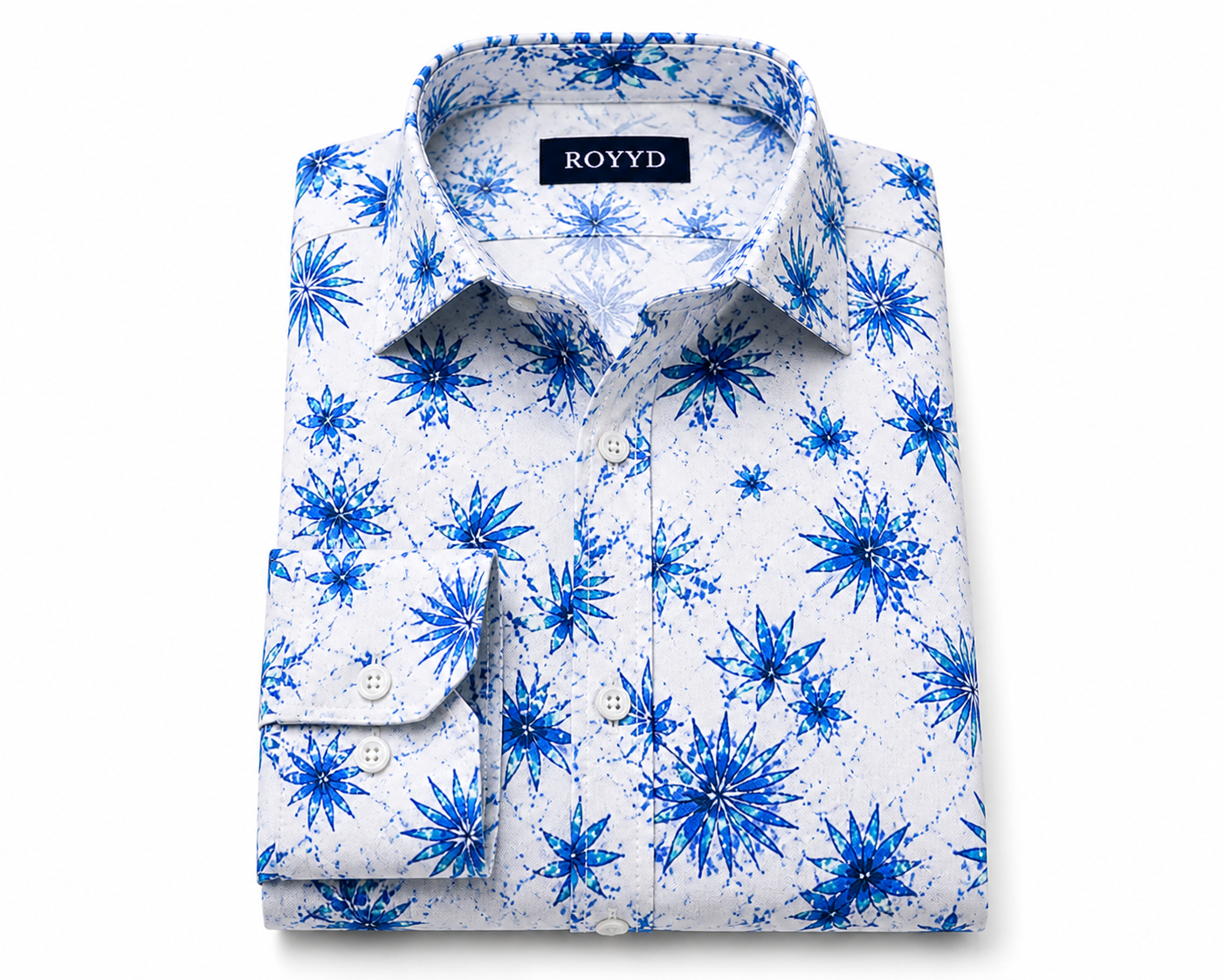ROYYD Giza Cotton Printed Casual Shirt