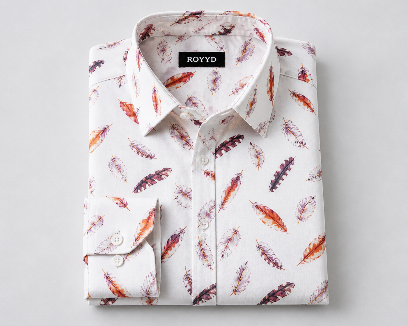 ROYYD Giza Cotton Printed Casual Shirt