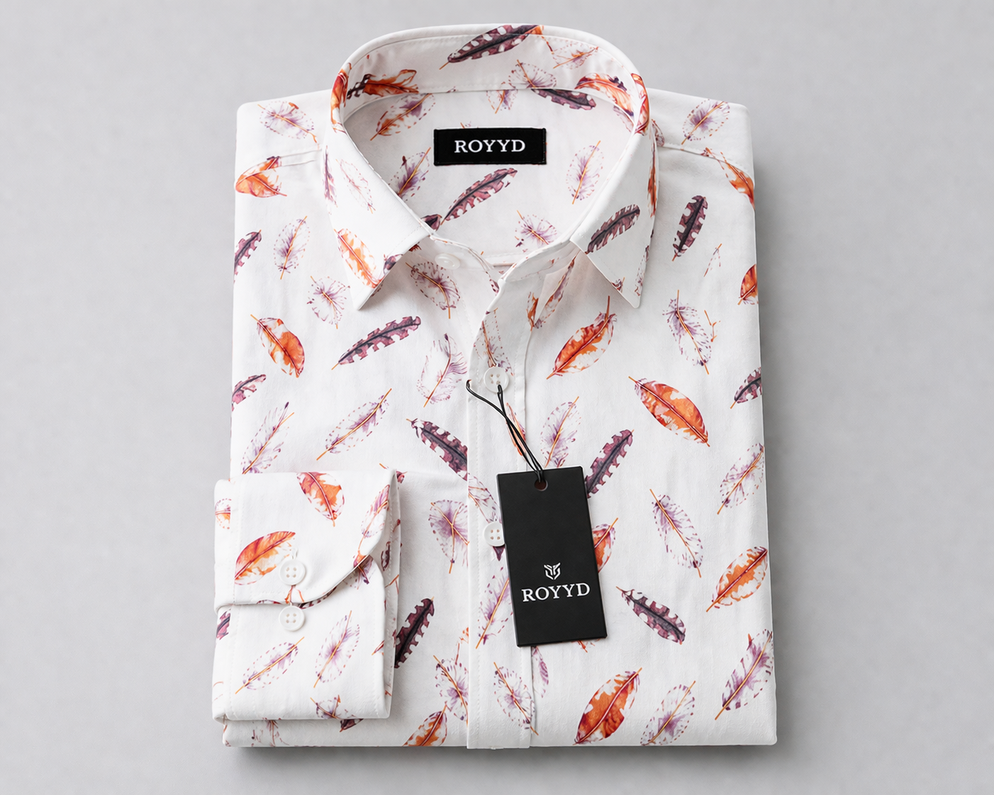 ROYYD Giza Cotton Printed Casual Shirt