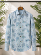 ROYYD Tropical Feather Linen Shirt