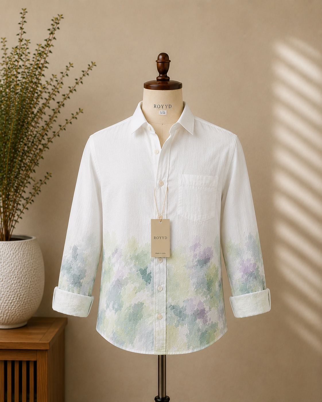 ROYYD Floral Mist Linen Shirt