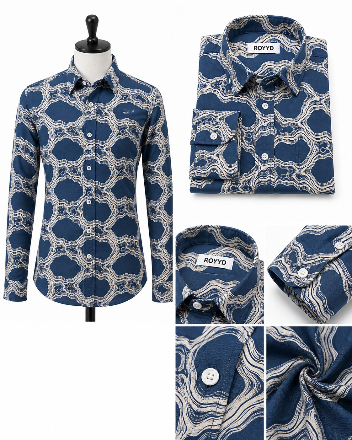 ROYYD Printed Casual Shirt