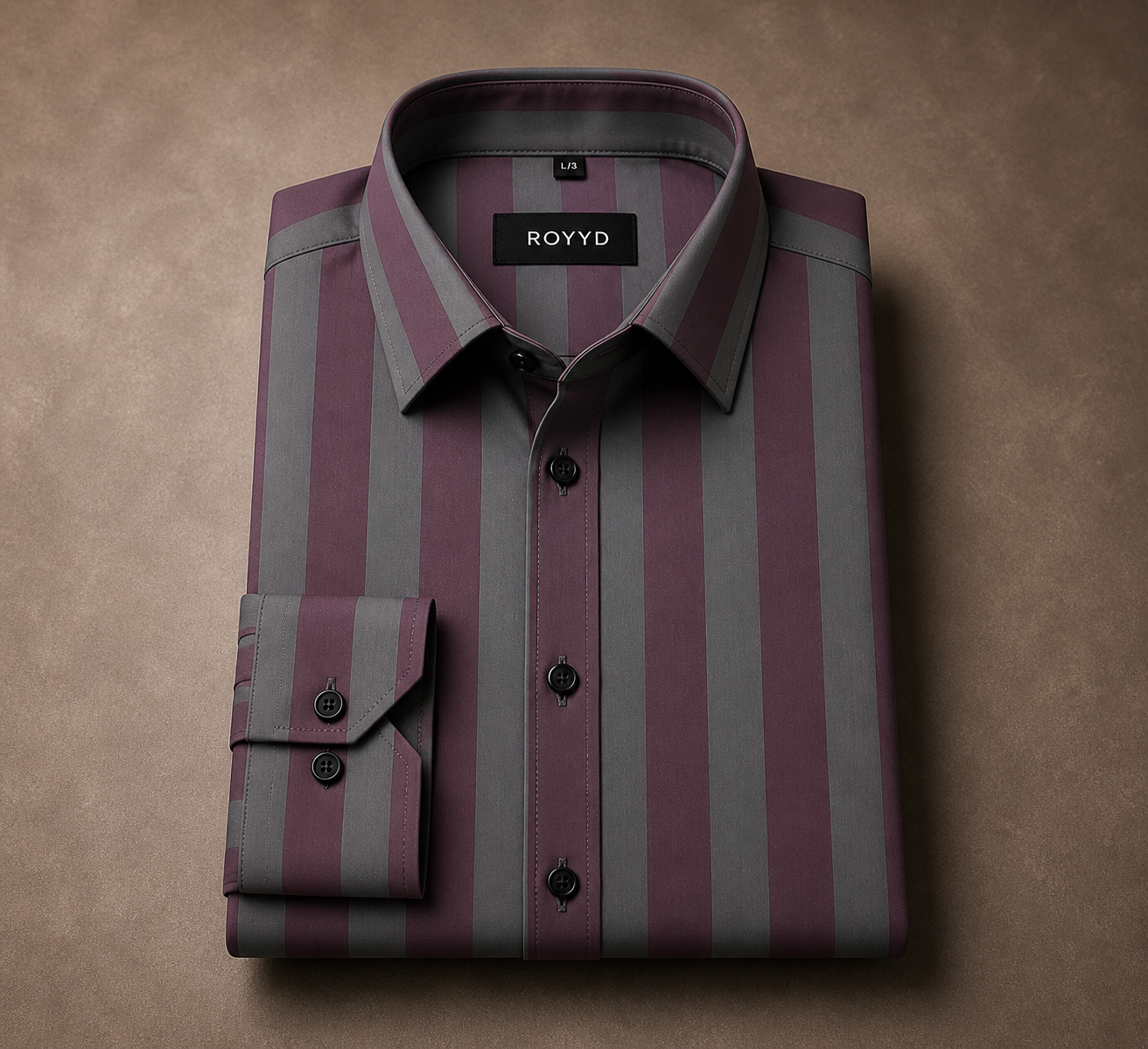 ROOYD Giza Strip Printed Premium Formal Shirt