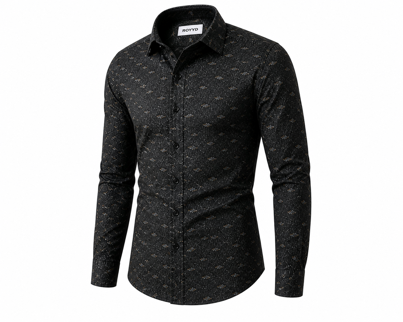 ROYYD Giza Cotton Printed Casual Shirt