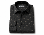 ROYYD Giza cotton printed casual shirt featuring a stylish design, short sleeves, and a relaxed fit for everyday wear.