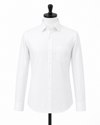 Premium Wrinkle-Free White Spun Fabric Shirt